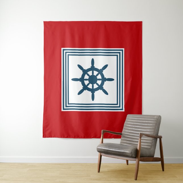Nautisches Design Wandteppich (Beispiel)