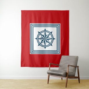 Nautisches Design Wandteppich
