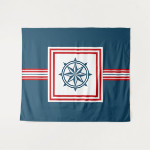 Nautisches Design Wandteppich