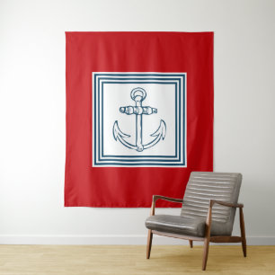 Nautisches Design Wandteppich