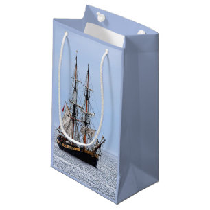 Nautisches Fischerboot Blaue Himmel Kleine Geschenktüte