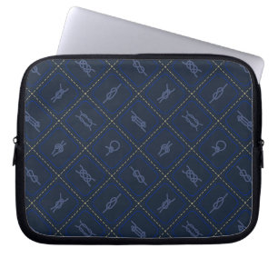 Nautisches Knotmuster Laptopschutzhülle