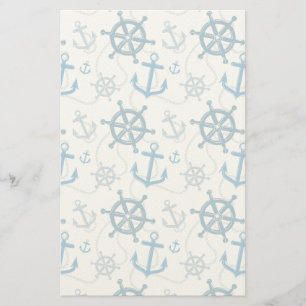 Nautisches Muster Briefpapier