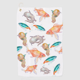 Nautisches Muster Golfhandtuch