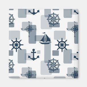 Nautisches Muster Magnet