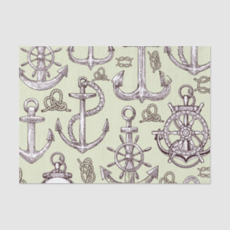 Nautisches Muster Seidenpapier
