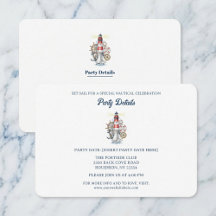 Nautisches Ozeanbake-QR-Code