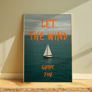 Nautisches Poster, Motivierend Kunst Poster