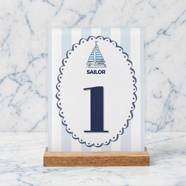 Nautisches Segler-Segmente-Acryltisch-Schild Acrylschild (Keep your guests on course.)