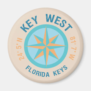 Nautisches Symbol für die Breitengrad des Key West Magnet