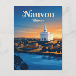 Nauvoo Illinois Postkarte