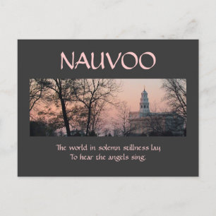 Nauvoo in feierlicher Stille Postkarte