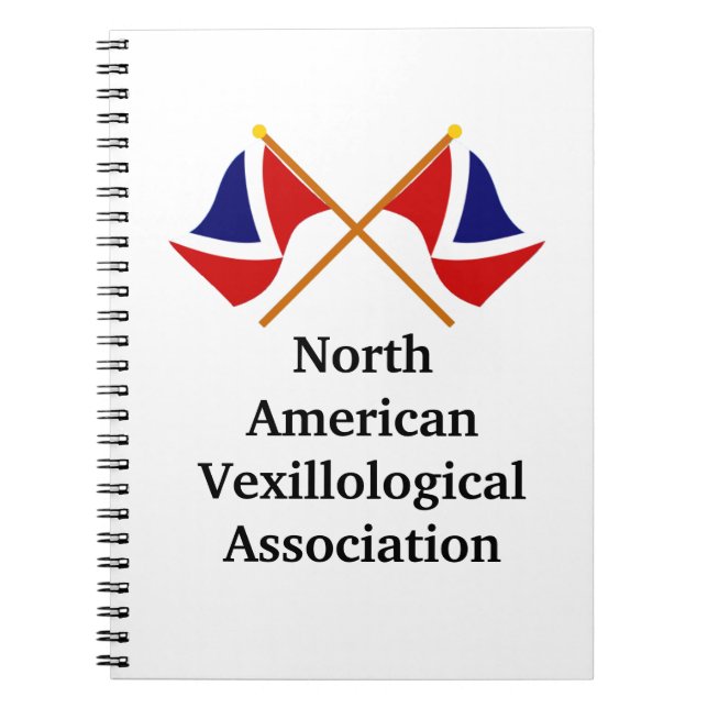 NAVA Crossed Flags Notebook Notizblock (Vorderseite)