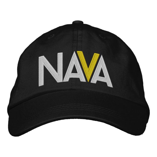 NAVA StickHat Bestickte Baseballkappe (Vorderseite)