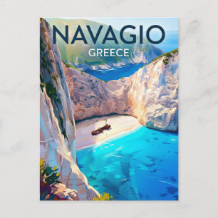 Navagio-Strand Griechenland Postkarte