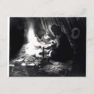 Navaho silversmith, c.1915 postkarte