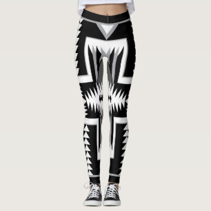 Navajo Black & Gray Leggings