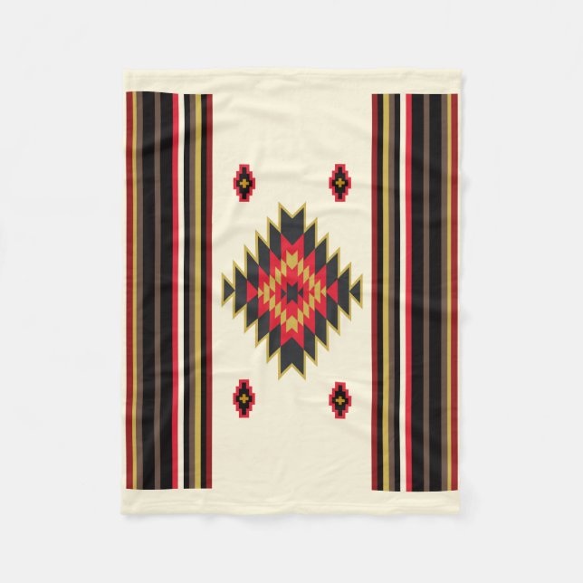 Navajo Blanket Design 6 Fleecedecke (Vorderseite)