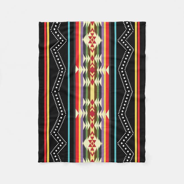 Navajo Design 1D Blanket Fleecedecke (Vorderseite)