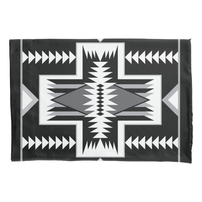 Navajo Design - 3 Keramiken Tile Kissenbezug (Vorderseite)