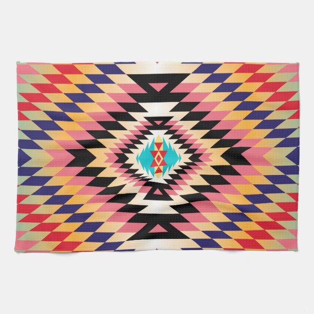 Navajo Design-7 Küchentücher (Horizontal)