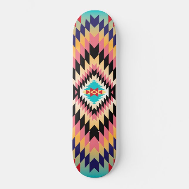 Navajo Design-7-Skateboard Skateboard (Vorderseite)