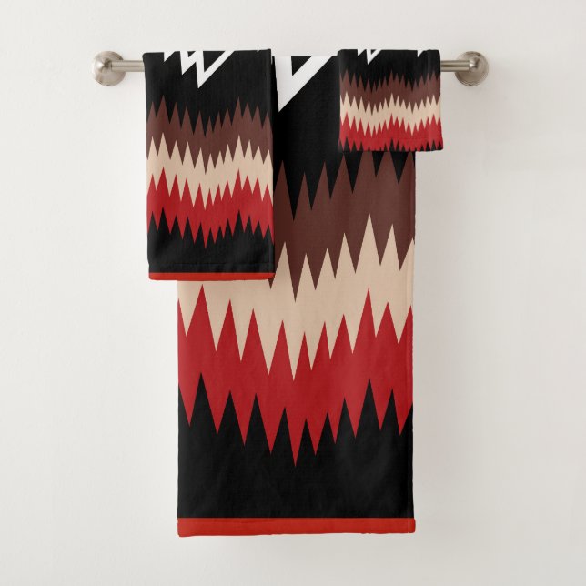 Navajo Design 9 Badetücher Set (Insitu)