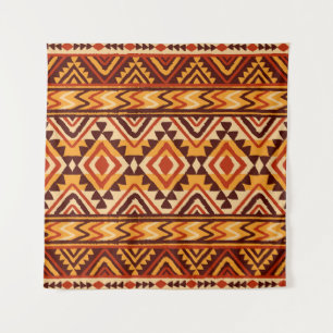 Navajo-Ethnisch-Ornament: Nahtlos vintage Wandteppich