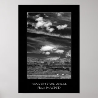 NAVAJO GIFT SHOP, US 89, AZ., USA POSTER