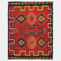 NAVAJO INDIAN HORSE SADLE BLANKET REPRINT