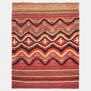 NAVAJO INDIAN KIND BLANKET AUS 1800 FLEECEDECKE