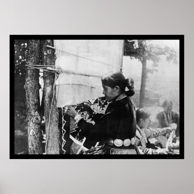 Navajo Indian Weaver 1912 Poster (Vorne)
