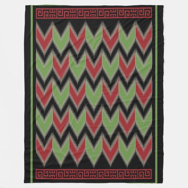 Navajo Muster Design-11 Blanket Fleecedecke (Vorderseite)