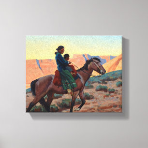 Navajo Mutter, 1945 von Maynard Dixon Leinwanddruck