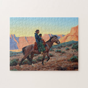 Navajo Mutter von Maynard Dixon Puzzle