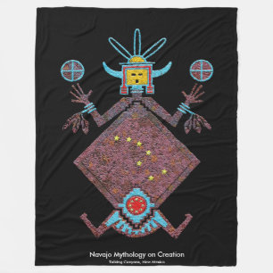 Navajo-Mythologie über die Schöpfung Fleecedecke