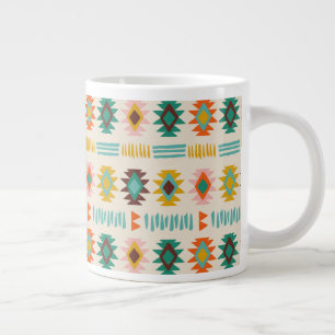 Navajo Native American Pattern Jumbo-Tasse