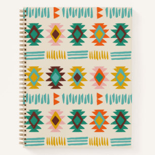 Navajo Native American Pattern Notizbuch