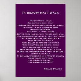 Navajo Prayer Poster