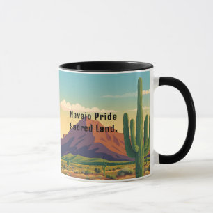 Navajo Pride Typografy Spirit Tasse