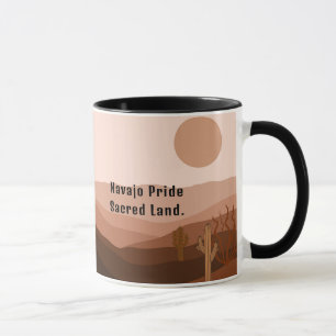 Navajo Pride Typografy Spirit Tasse