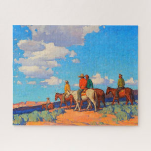 Navajo-Reiter Edgar Alwin Payne Vor 1947 Puzzle