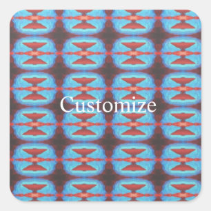 Navajo Rote Felsen Thunder_Cove Air Freshener Quadratischer Aufkleber