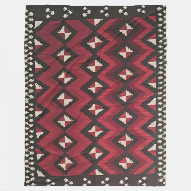 NAVAJO SADDLE BLANKET REPRINT FROM 1920 FLEECEDECKE (Vorderseite)