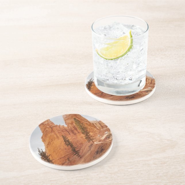 Navajo-Schleifen-Spur, Bryce Schlucht Getränkeuntersetzer (Seite)