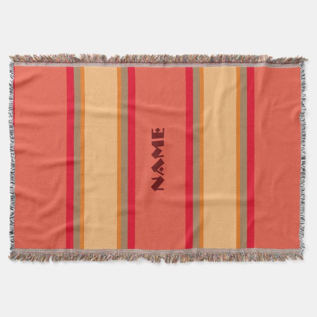 "Navajo" Stil Fleece Kruge Blanket Decke (Vorderseite)