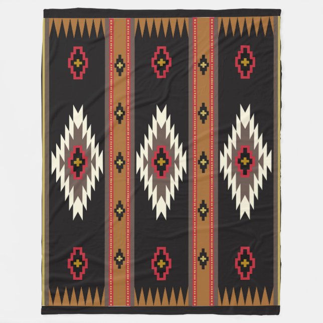 Navajo Style Blanket Fleecedecke (Vorderseite)