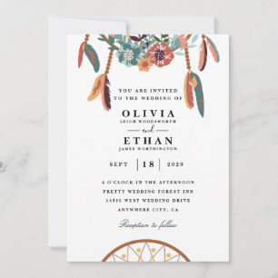 Navajo Traditionelle Hochzeitseinladungen Einladung