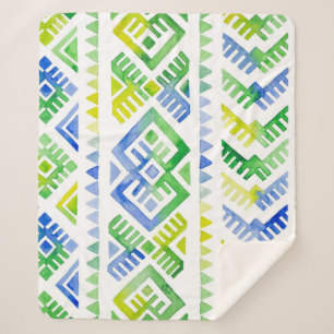 Navajo-Tribut: Majestät des Wasserfarbstamms Sherpadecke