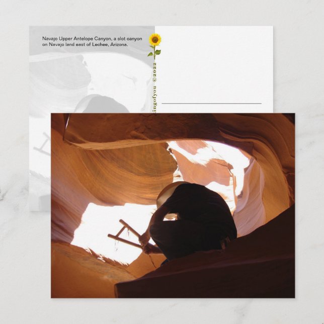 Navajo Upper Antelope Canyon (2) - Postkarte (Vorne/Hinten)